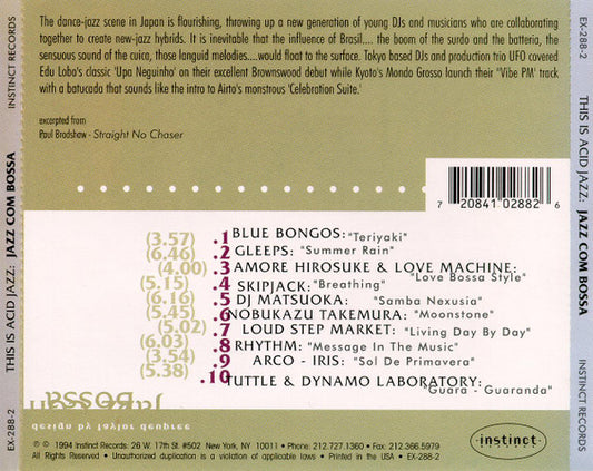 Various : Jazz Com Bossa (CD, Comp)