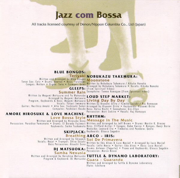 Various : Jazz Com Bossa (CD, Comp)