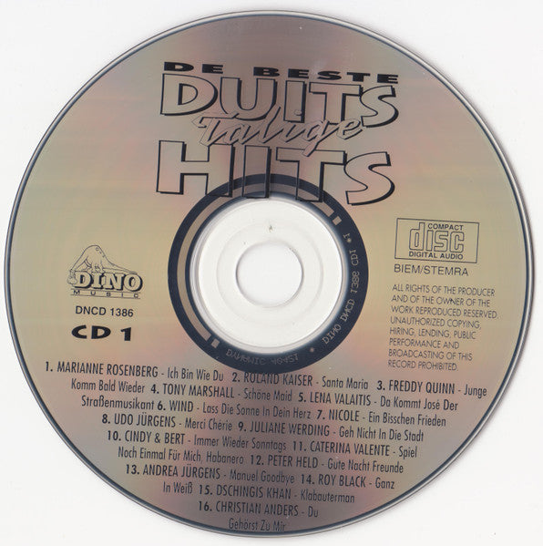 Various : De Beste Duitstalige Hits (2xCD, Comp)