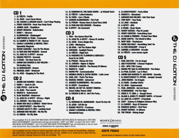 Various : History Of Dance 2 - The DJ Edition (5xCD, Comp)