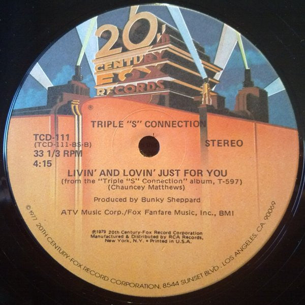Triple S Connection : Got To Get Your Number (12")