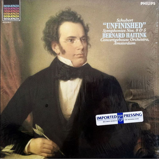 Franz Schubert - Concertgebouworkest, Bernard Haitink : Symphonies No. 5 And No. 8 «Unfinished» (LP, RE)
