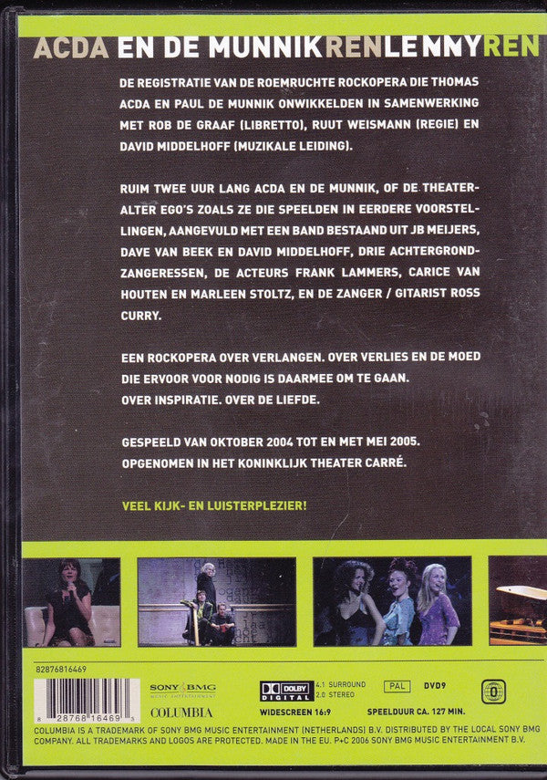 Acda en de Munnik Met o.a. Frank Lammers En Carice van Houten : Ren Lenny Ren (DVD-V, PAL, 4.1)