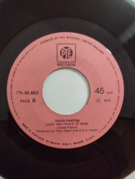 David Parton : Isn't She Lovely (7", Single)
