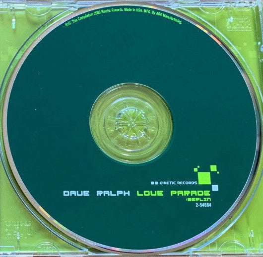 Dave Ralph : Love Parade: Berlin (CD, Comp, Enh, Mixed)