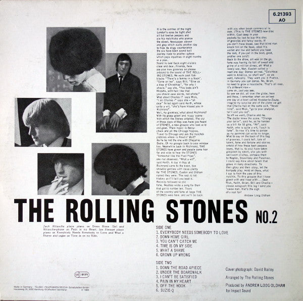The Rolling Stones : No. 2 (LP, Album, RE)