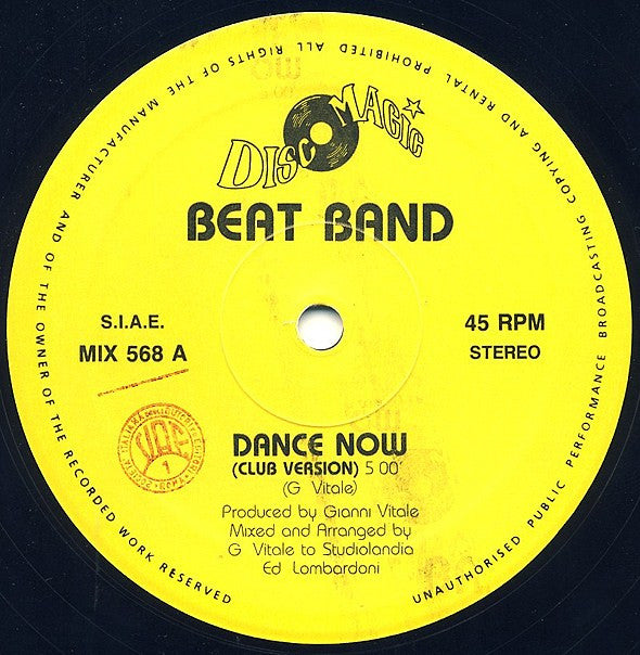 Beat Band : Dance Now (12")