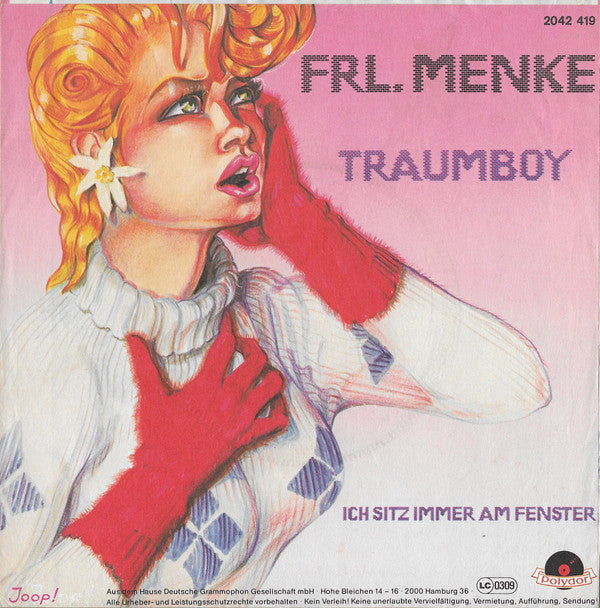 Frl. Menke : Traumboy (7", Single)