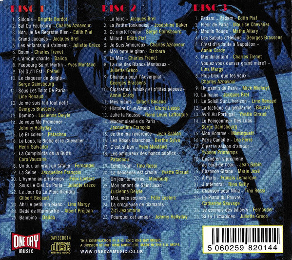Various : Café De France, 75 Chansons Originales (3xCD, Comp, RM)