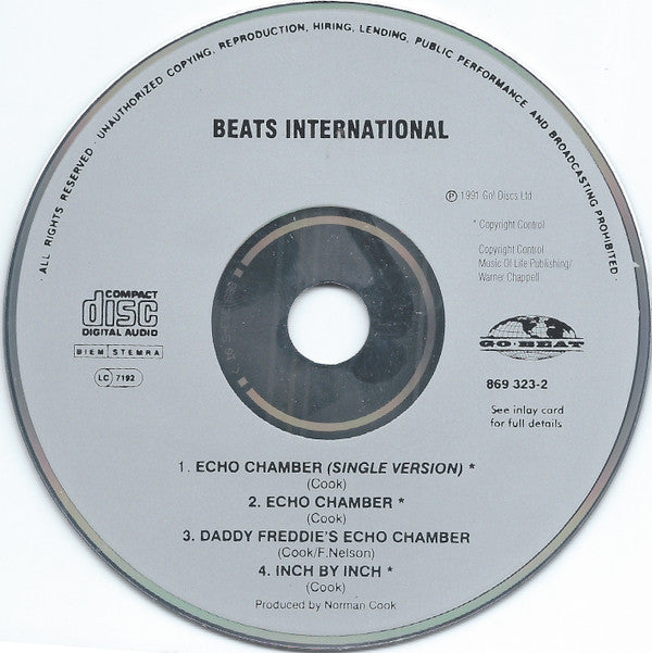 Beats International : Echo Chamber (CD, Single)
