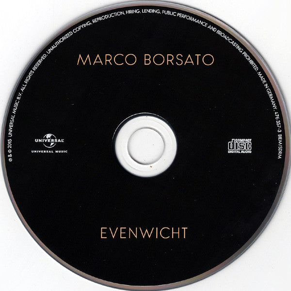 Marco Borsato : Evenwicht (CD, Album)