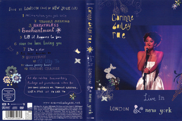 Corinne Bailey Rae : Live In London & New York (DVD-V, PAL + CD)
