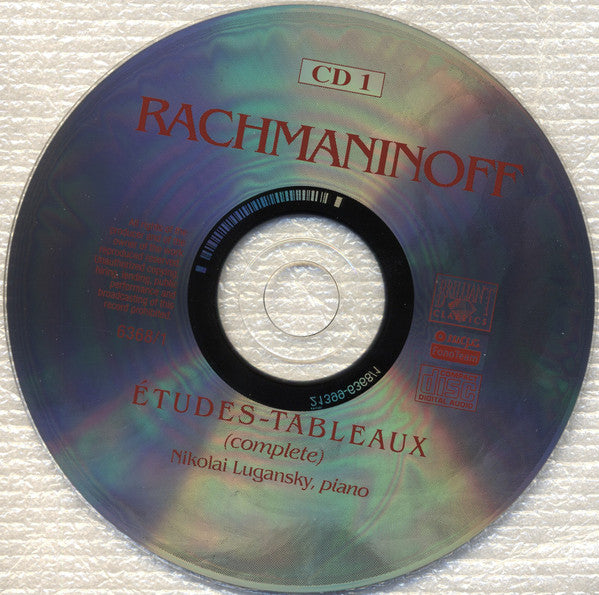 Sergei Vasilyevich Rachmaninoff, Nikolai Lugansky, Marietta Petkova : Etudes-Tableaux / Preludes (Complete) (3xCD)