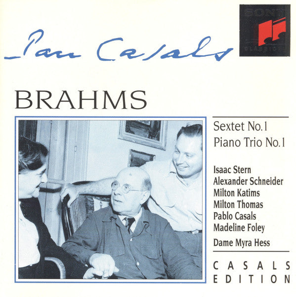 Pablo Casals, Johannes Brahms : Sextet No. 1 / Piano Trio No. 1 (CD, Comp)
