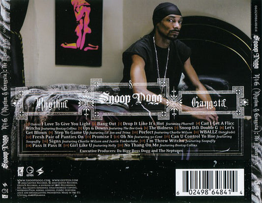 Snoop Dogg : R & G (Rhythm & Gangsta): The Masterpiece (CD, Album)