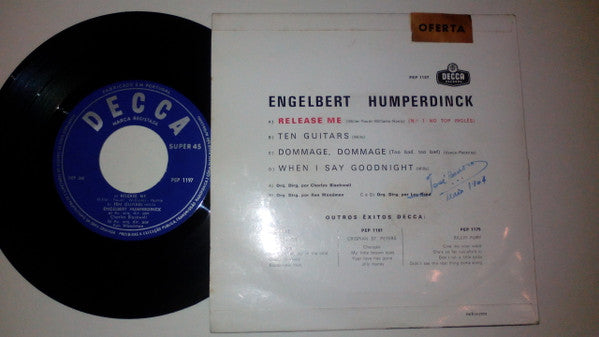 Engelbert Humperdinck : Release Me (7", EP)