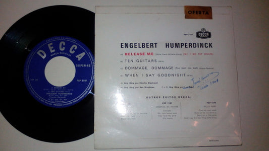 Engelbert Humperdinck : Release Me (7", EP)