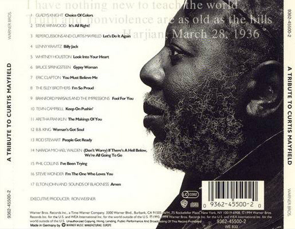 Various : A Tribute To Curtis Mayfield (CD, Album)