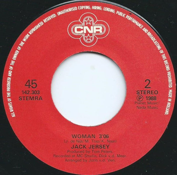 Jack Jersey : I Can Stand Tomorrow (7", Single)