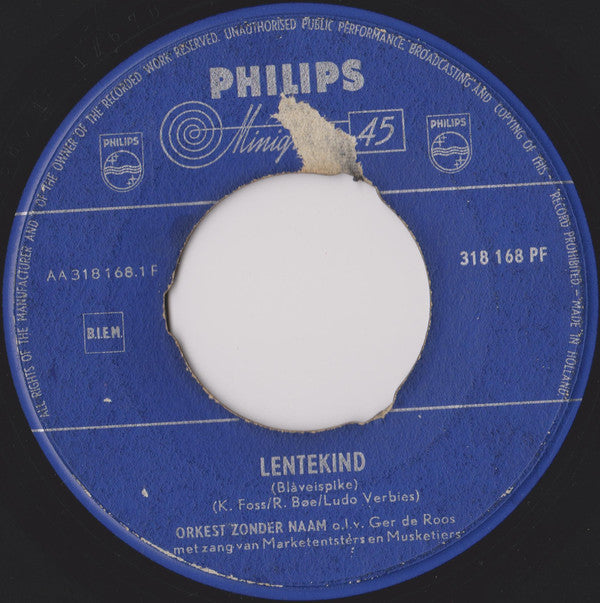 Orkest Zonder Naam : Lentekind (7", Single, Min)