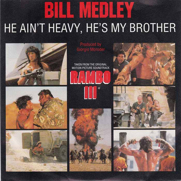 Bill Medley / Giorgio Moroder : He Ain't Heavy, He's My Brother / The Bridge (Instrumental Version) (7", Single)