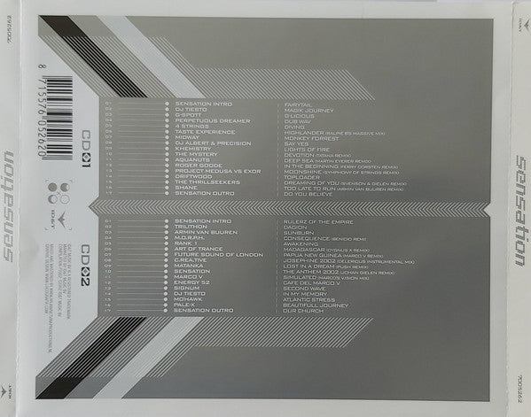 Various : Sensation - The White Edition (2xCD, Mixed)