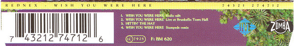 Rednex : Wish You Were Here (CD, Maxi)