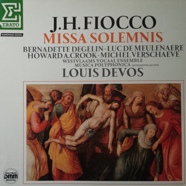J.H. Fiocco* - Westvlaams Vocaal Ensemble*, Musica Polyphonica, Louis Devos : Missa Solemnis (LP)