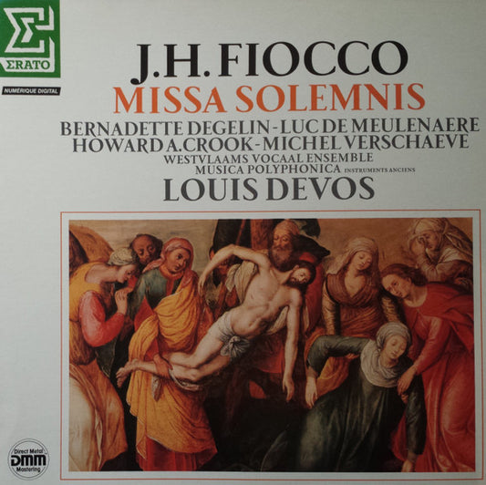 J.H. Fiocco* - Westvlaams Vocaal Ensemble*, Musica Polyphonica, Louis Devos : Missa Solemnis (LP)