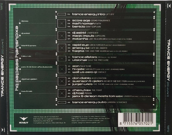 Various : Trance Energy 2002 - Volume 02 (CD, Mixed)