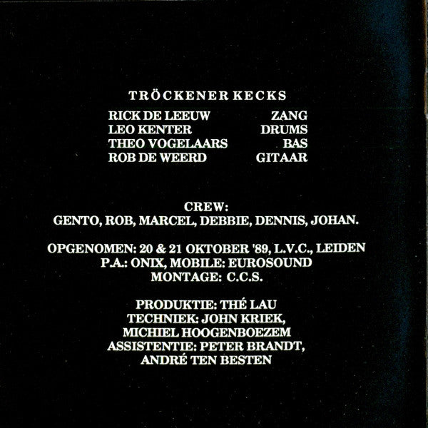 Tröckener Kecks : Kecks Live (Meer! Meer! Meer!) (CD)