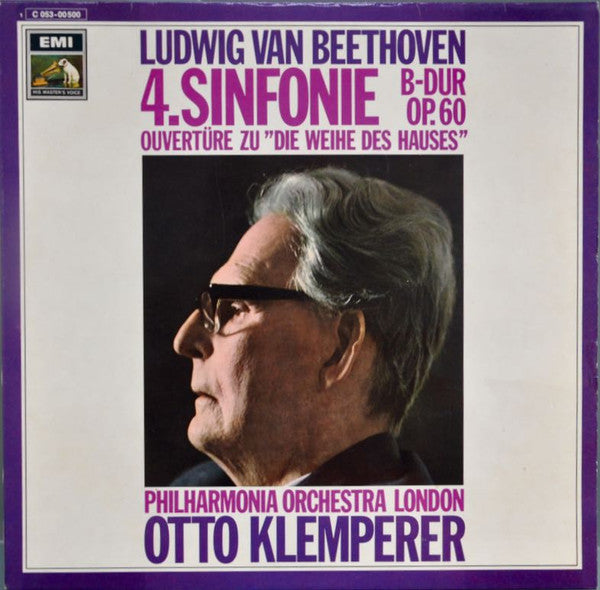 Ludwig van Beethoven, Philharmonia Orchestra, Otto Klemperer : 4.Sinfonie B-Dur Op. 60 (LP)