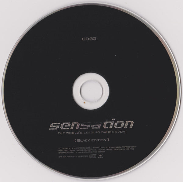 Various : Sensation (The Black Edition) (2xCD, Mixed)