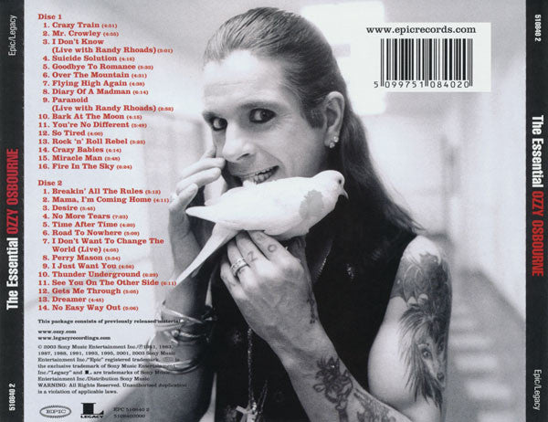 Ozzy Osbourne : The Essential Ozzy Osbourne (2xCD, Comp, RM)