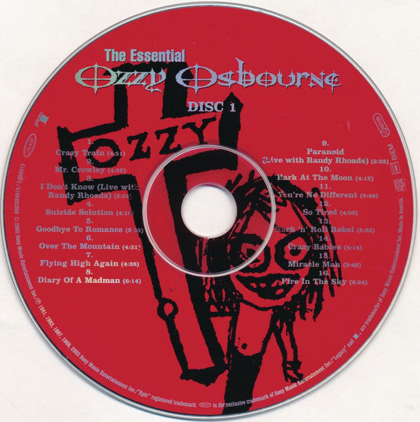 Ozzy Osbourne : The Essential Ozzy Osbourne (2xCD, Comp, RM)