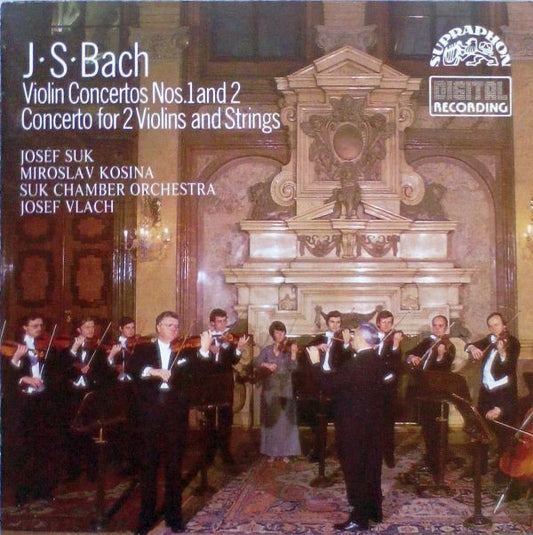 Johann Sebastian Bach, Josef Suk, Miroslav Kosina, Suk Chamber Orchestra, Josef Vlach : Violin Concertos Nos.1 And 2 / Concerto For 2 Violins And Strings (CD, Album)