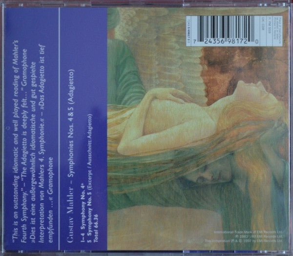 Gustav Mahler, Lucia Popp, Klaus Tennstedt - London Philharmonic Orchestra : Symphony No. 4 / "Adagietto" From Symphony No. 5 (CD)