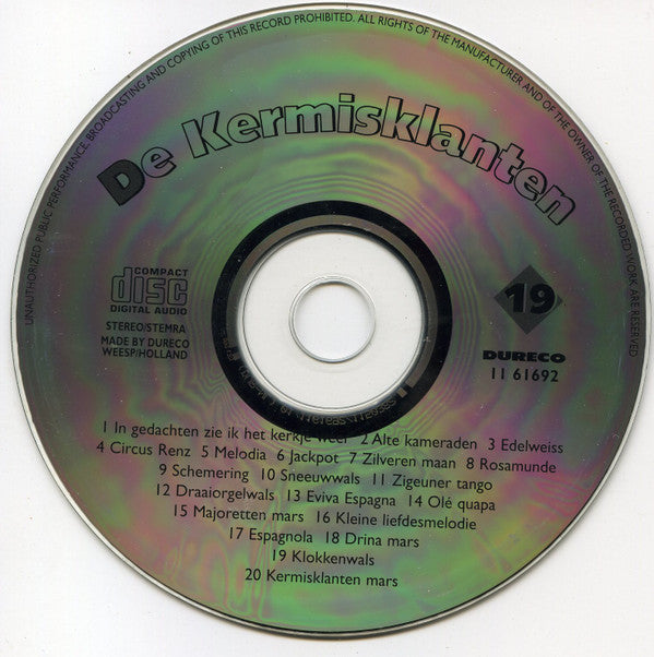 De Kermisklanten : De Kermisklanten (CD, Comp)