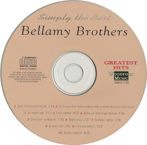 Bellamy Brothers : Let Your Love Flow (Greatest Hits) (CD, Comp)