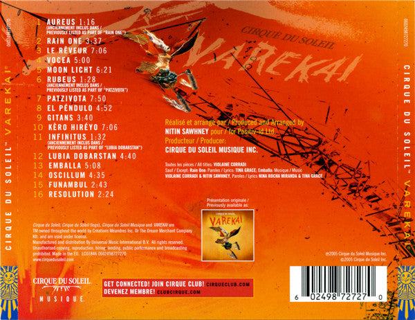 Cirque Du Soleil : Varekai (CD, Album, RE)