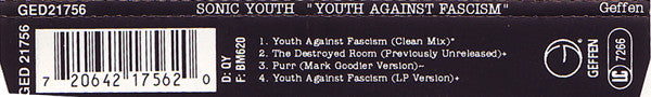 Sonic Youth : Youth Against Fascism (CD, Maxi)