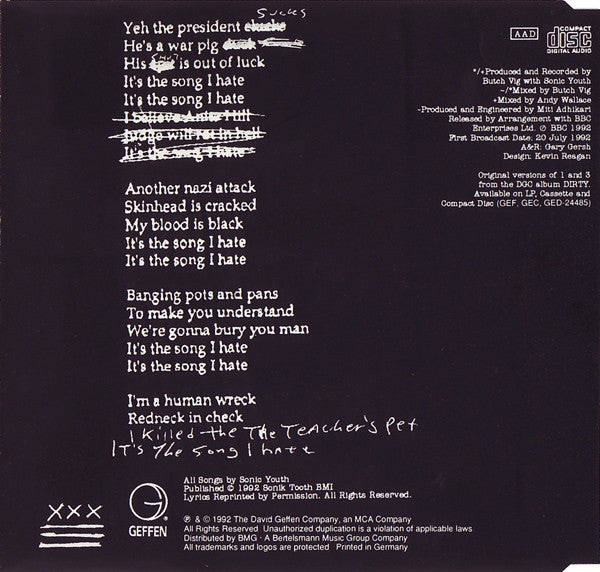 Sonic Youth : Youth Against Fascism (CD, Maxi)