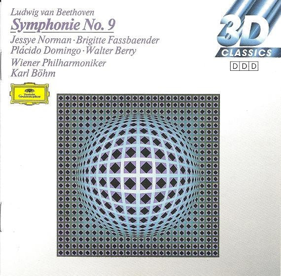 Ludwig van Beethoven - Jessye Norman, Brigitte Fassbaender, Placido Domingo, Walter Berry, Wiener Philharmoniker, Karl Böhm : Symphonie No. 9 (CD, Album)