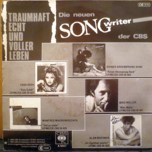 Alan Woerner : Lass Uns 'n Wunder Sein (7", Single)