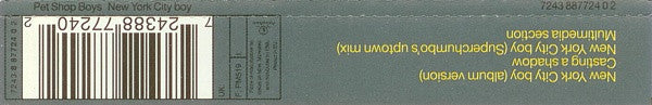 Pet Shop Boys : New York City Boy (CD, Single, Enh)