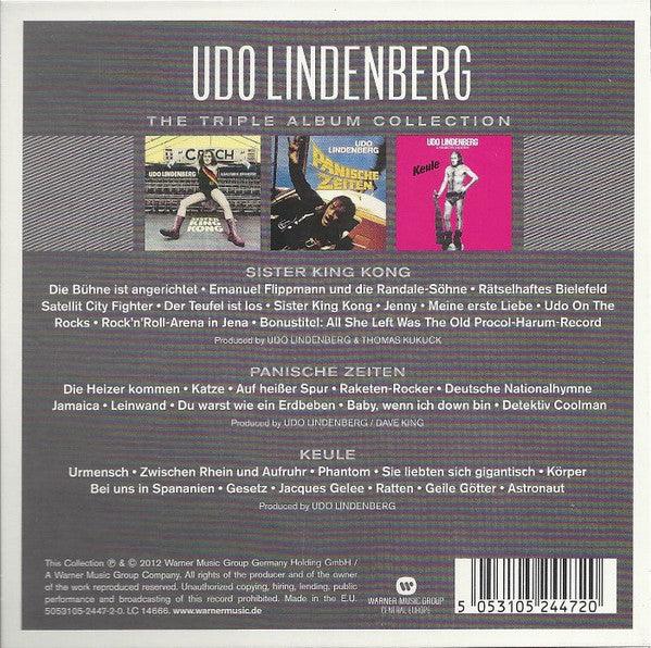 Udo Lindenberg : The Triple Album Collection (CD, Album, RE + CD, Album, RE + CD, Album, RE + Bo)
