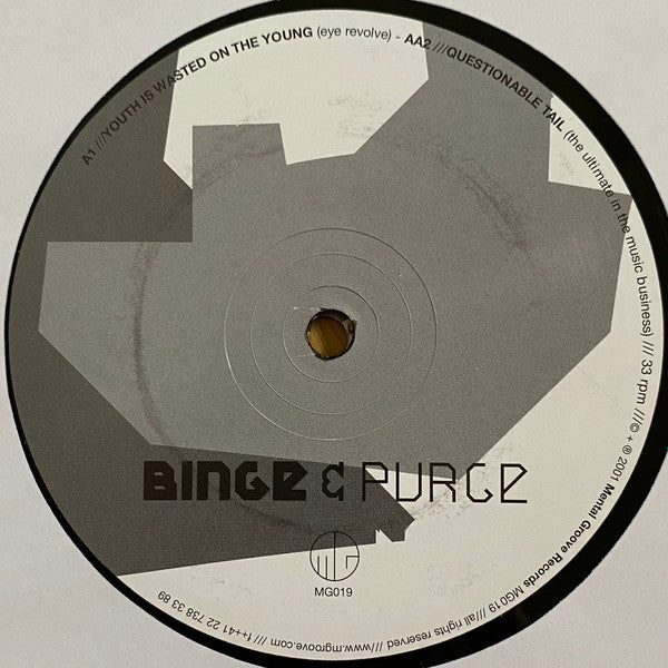 Binge & Purge : "Wait, It's Fantastic" (2x12")
