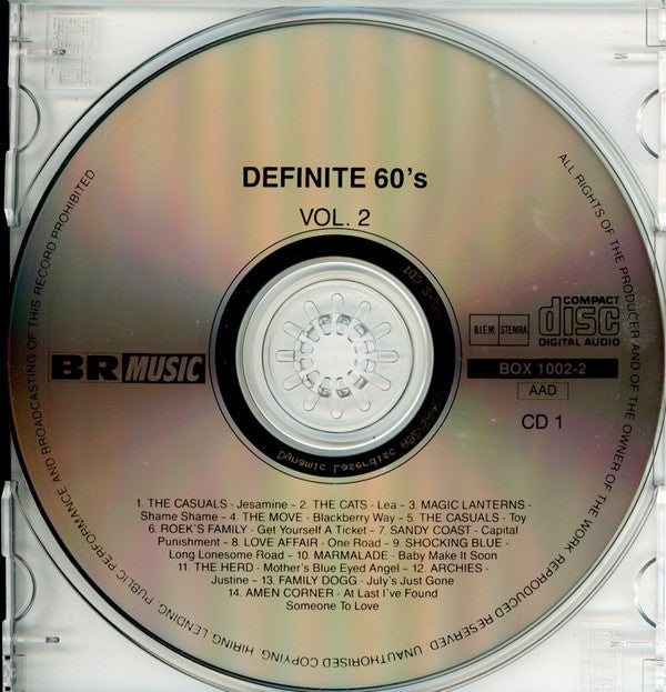 Various : Definite 60's, Volume 2 (4xCD, Comp)