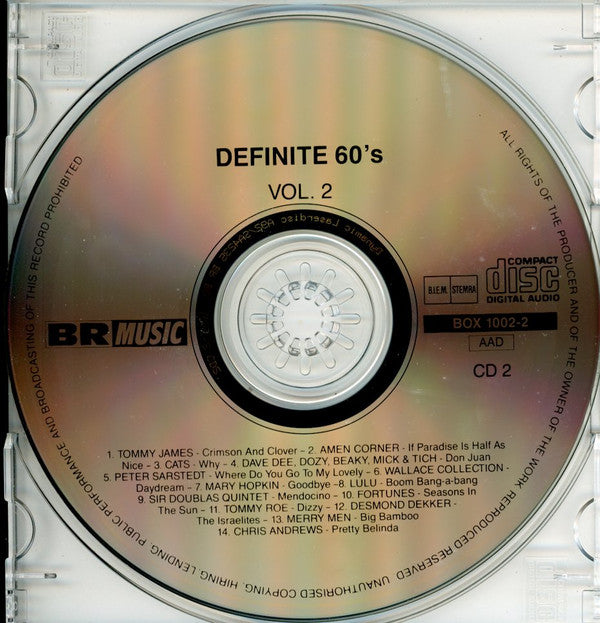 Various : Definite 60's, Volume 2 (4xCD, Comp)