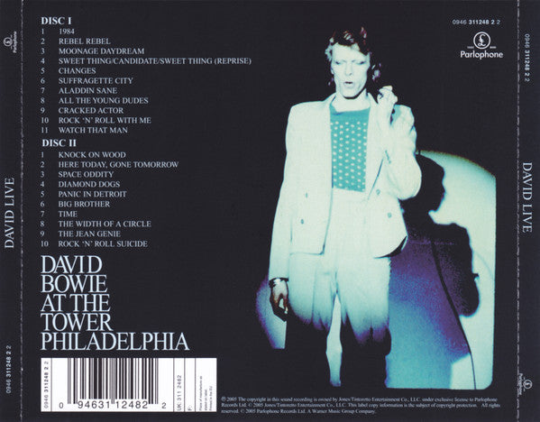 David Bowie : David Live (2xCD, Album, RE, RM)